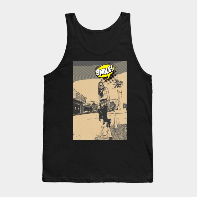 Smile Tank Top by CDUS